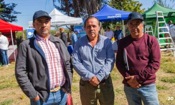  José López, Juan Valenzuela, Reinaldo Carvajal.