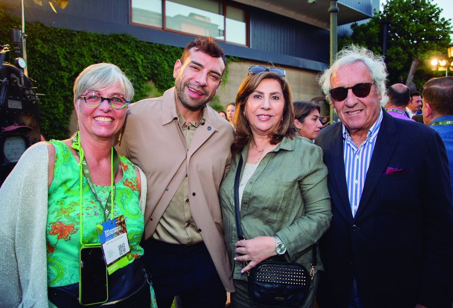 Bettina Holzmann, Marcelo Toledo, Gloria Inostroza, Cote Evans